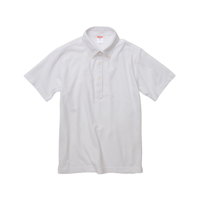 5052 - 5.3oz Dry Pique Utility Button Down Polo Shirt - White