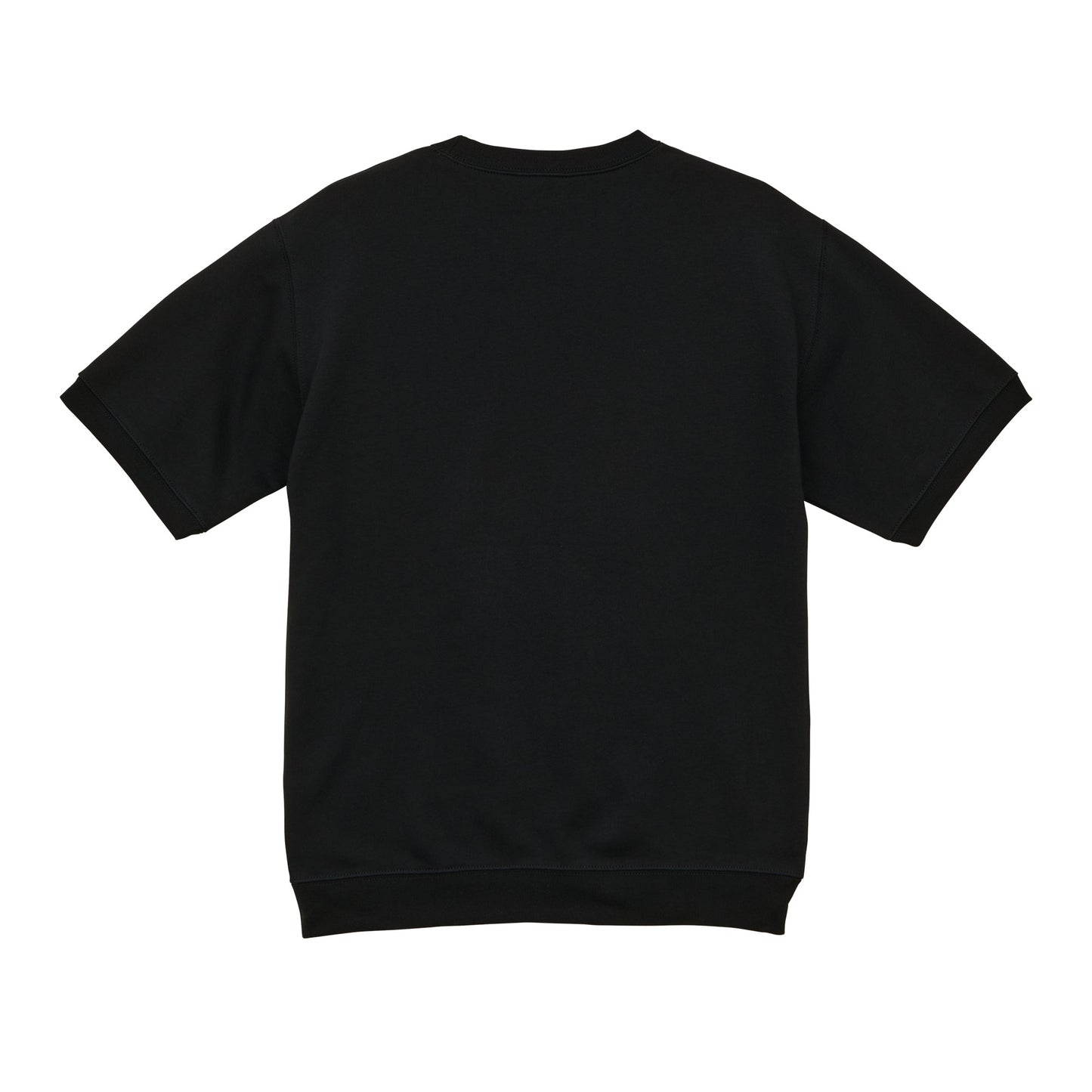 5198 - 8.2oz short sleeve sweatshirt - Black