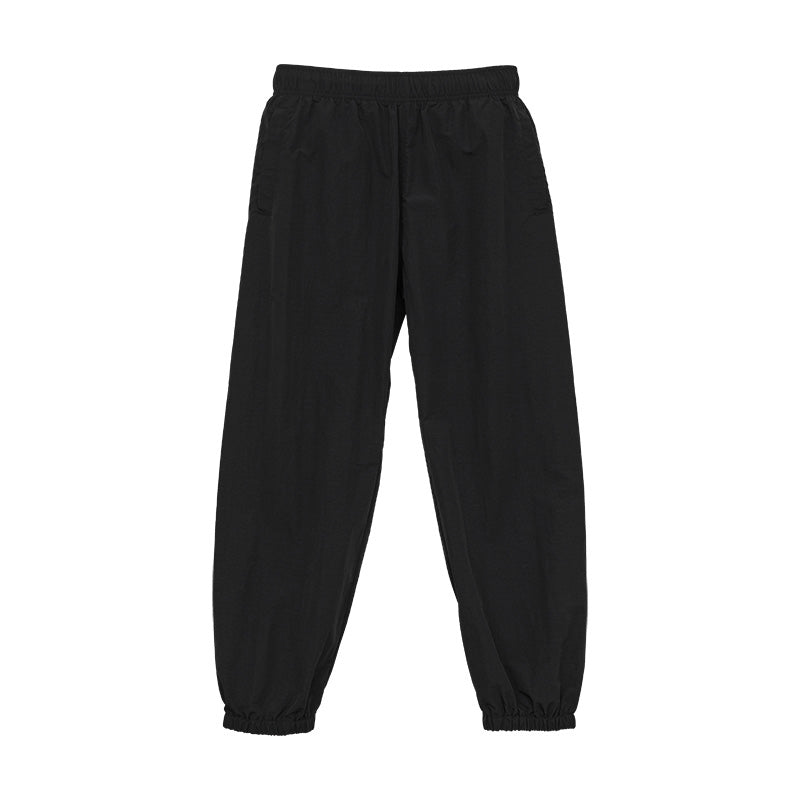 7219 - Cotton-like nylon training pants - Black