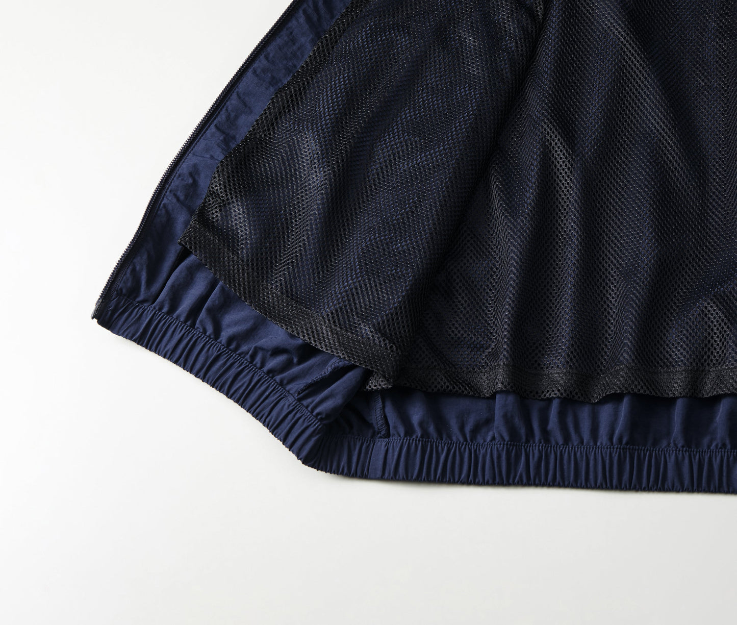 7220 - Cotton-like nylon training jacket - Navy