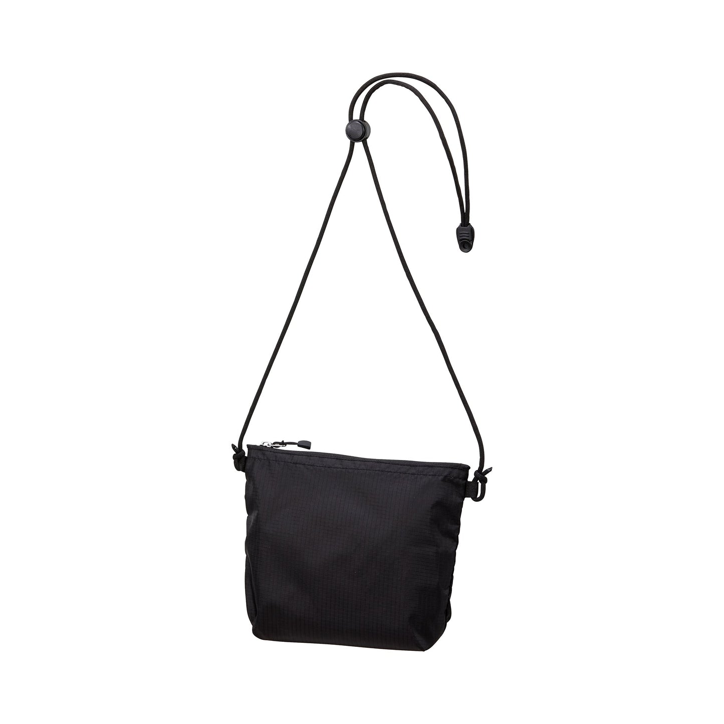 1420 - Light Nylon Ripstop Sacoche - Black