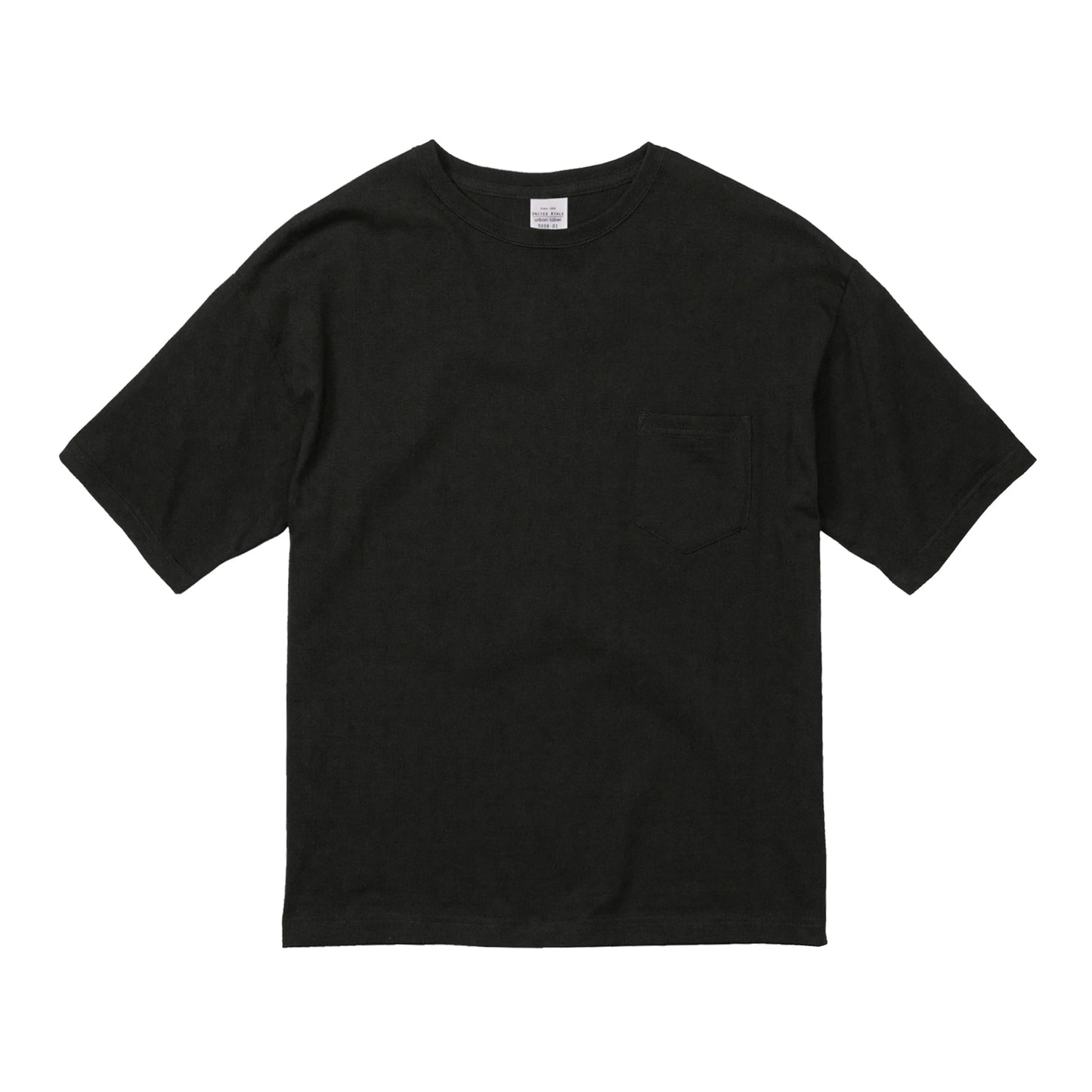 5008 - 5.6oz Big Silhouette T-shirt (with pocket) Black