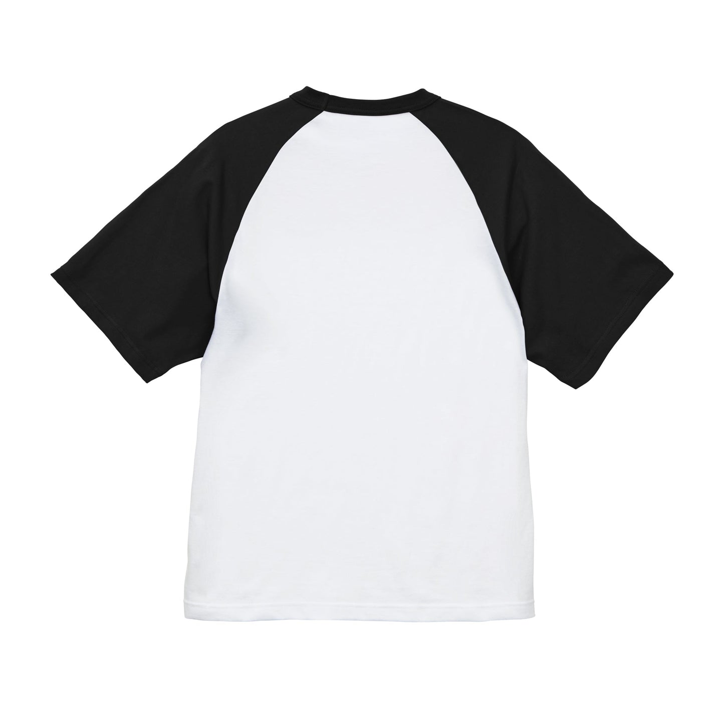5041 - 5.6oz Raglan T-shirt - White/Black