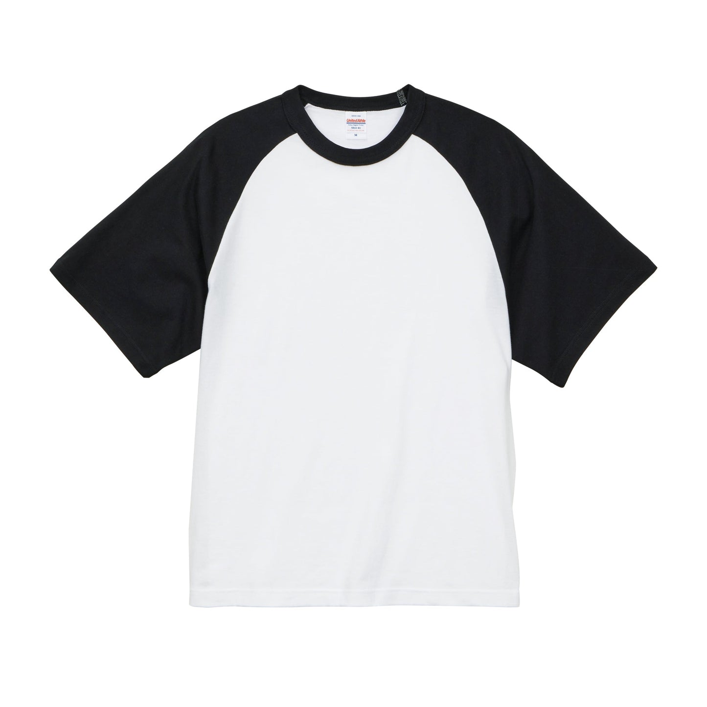 5041 - 5.6oz Raglan T-shirt - White/Black