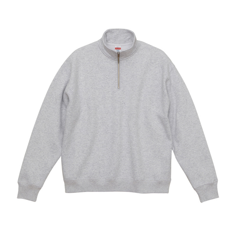 5788 - 10.0 oz T/C loose fit half zip sweatshirt - Grey