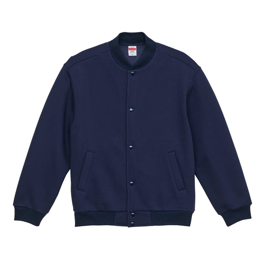 5789 - Loose Fit Sweat Snap Jacket - Navy