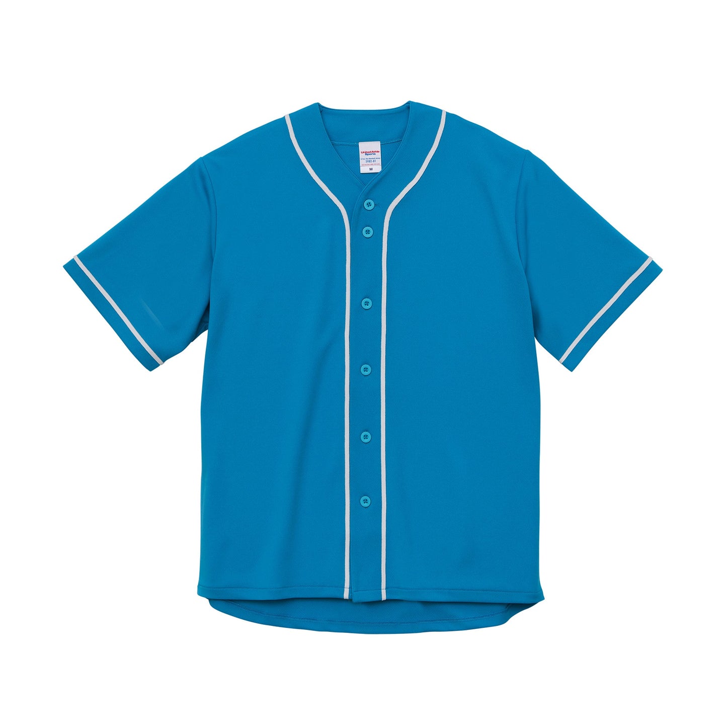 5982 - 4.1 Oz Dry Baseball Shirt - Turquoise/White