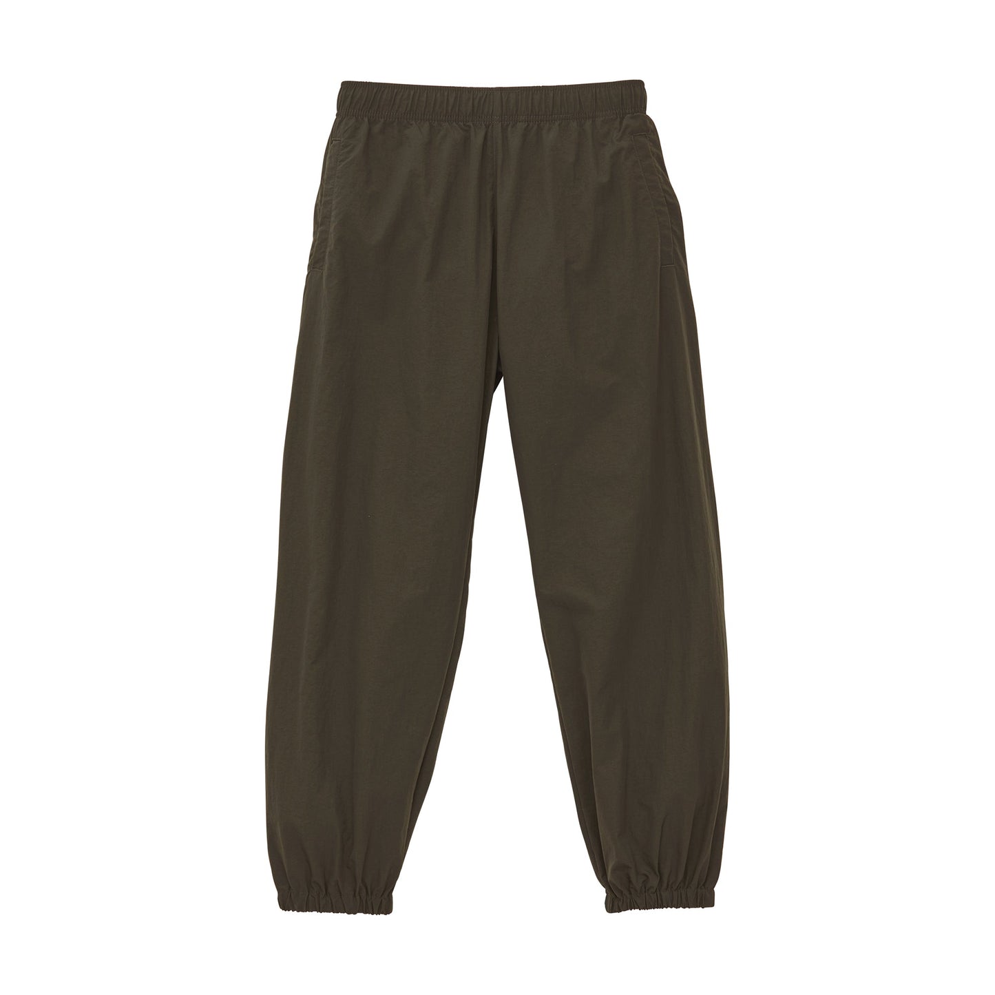 7219 - Cotton-like nylon training pants - Olive