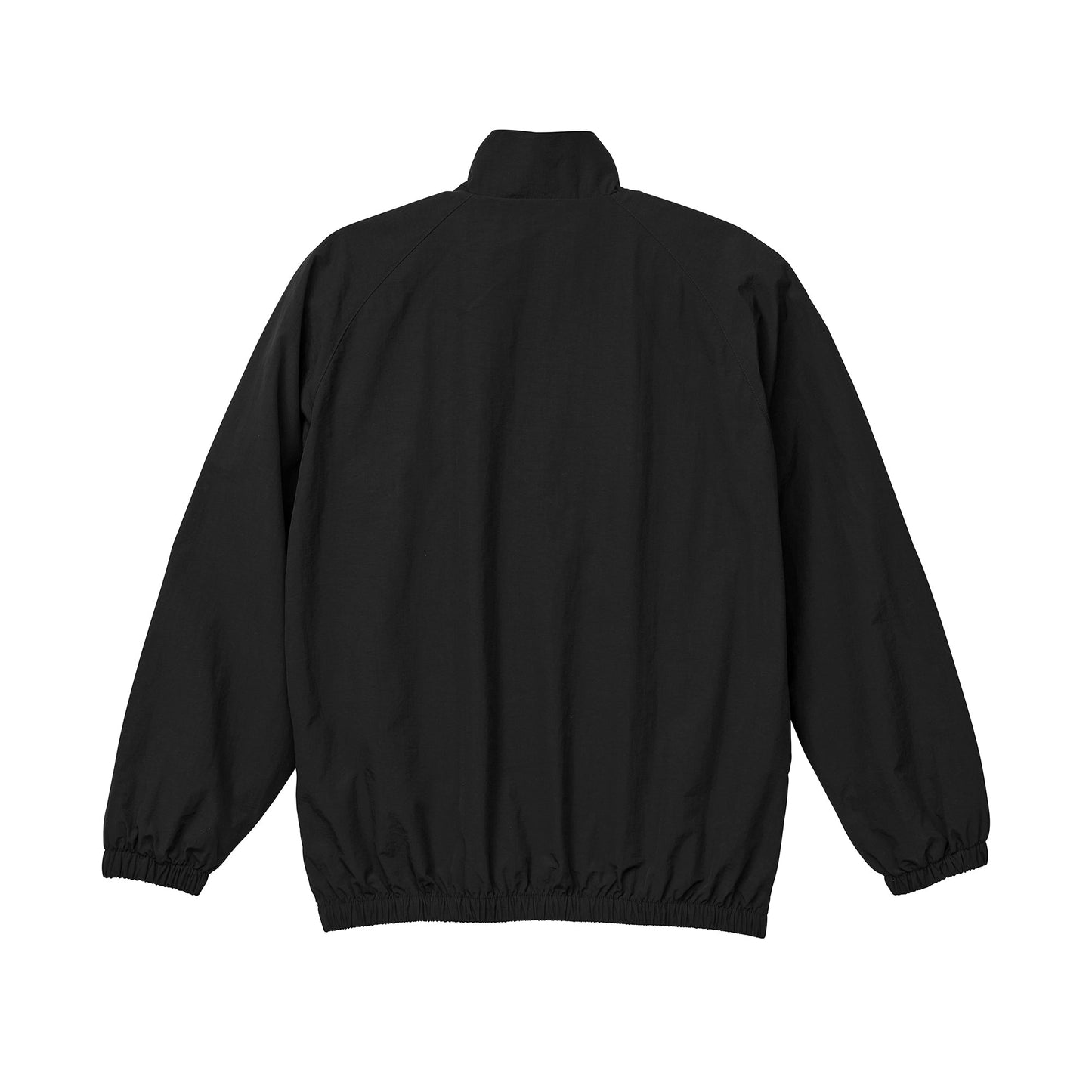 7220 - Cotton-like nylon training jacket - Black