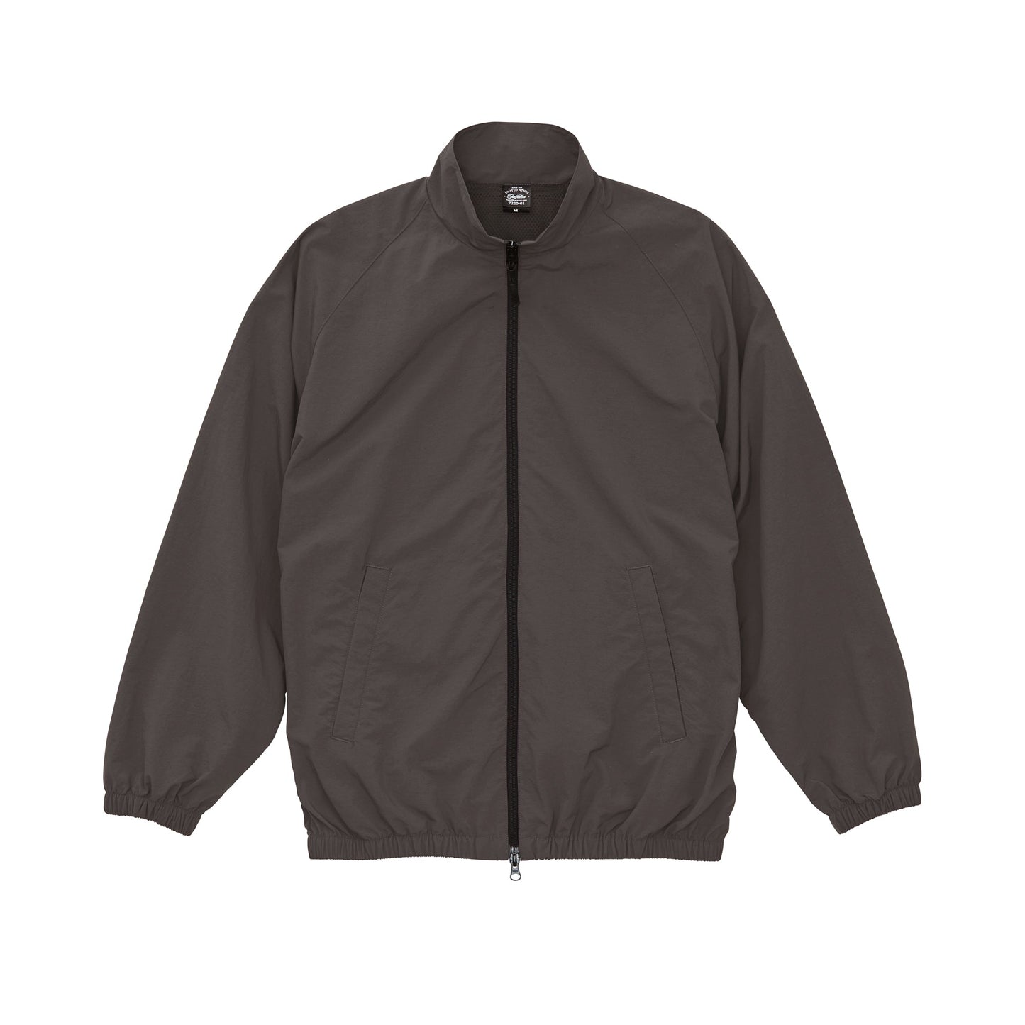 7220 - Cotton-like nylon training jacket - Charcoal