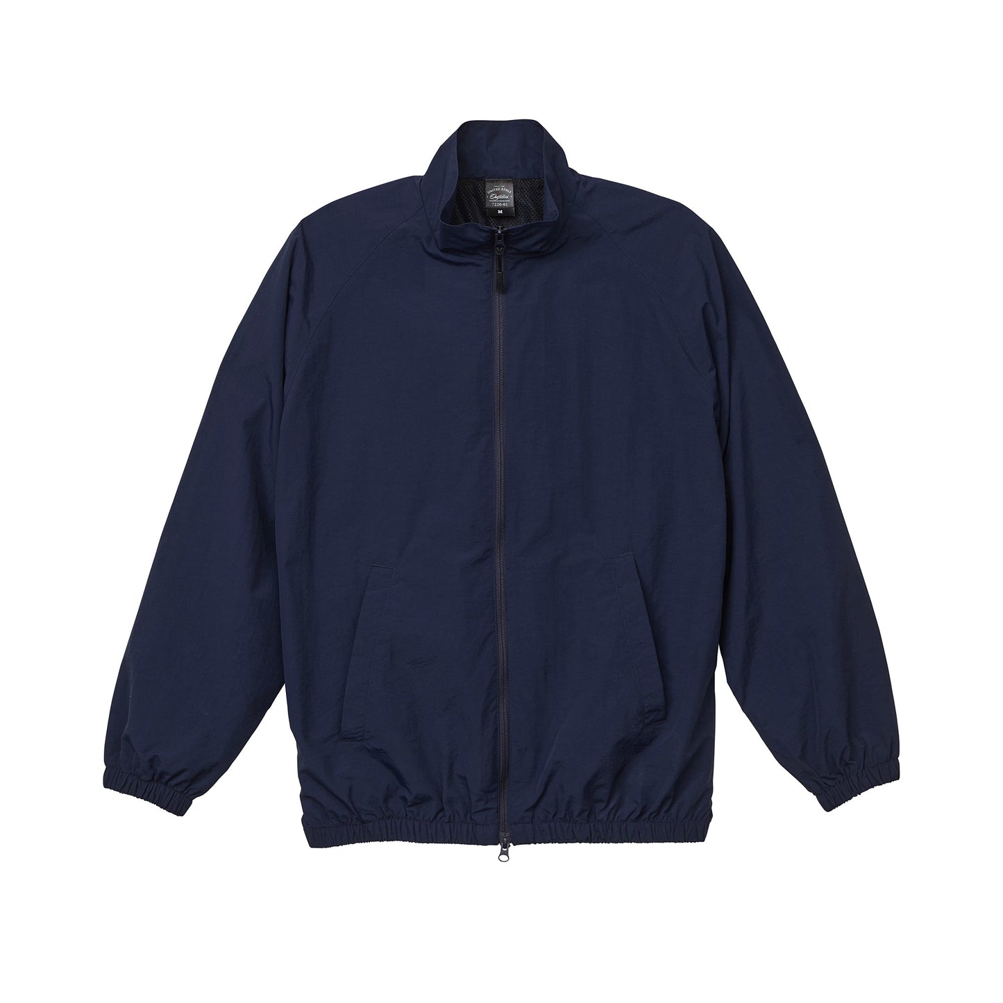 7220 - Cotton-like nylon training jacket - Navy