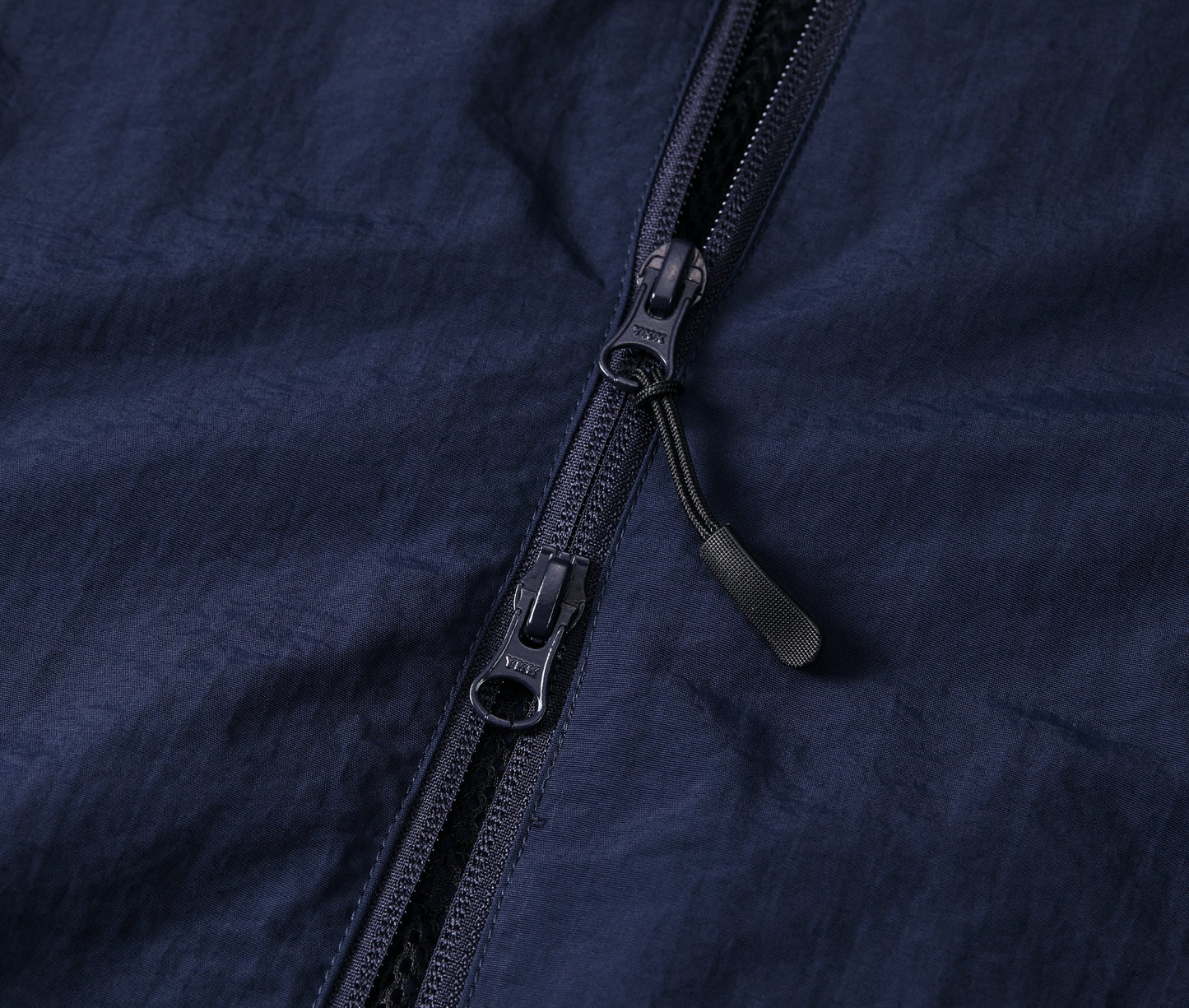 7220 - Cotton-like nylon training jacket - Navy