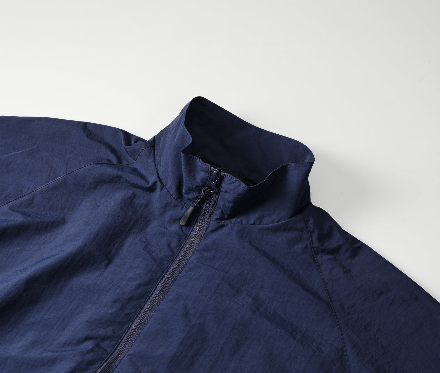 7220 - Cotton-like nylon training jacket - Navy