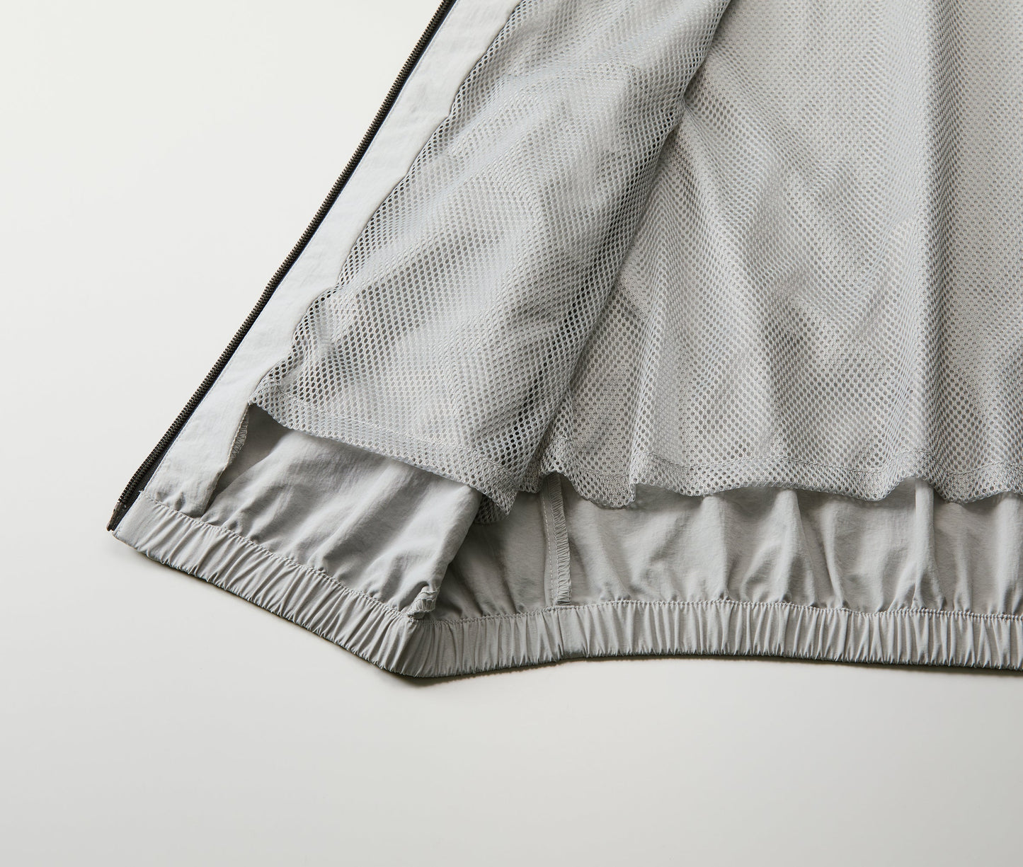 7220 - Cotton-like nylon training jacket - Grey