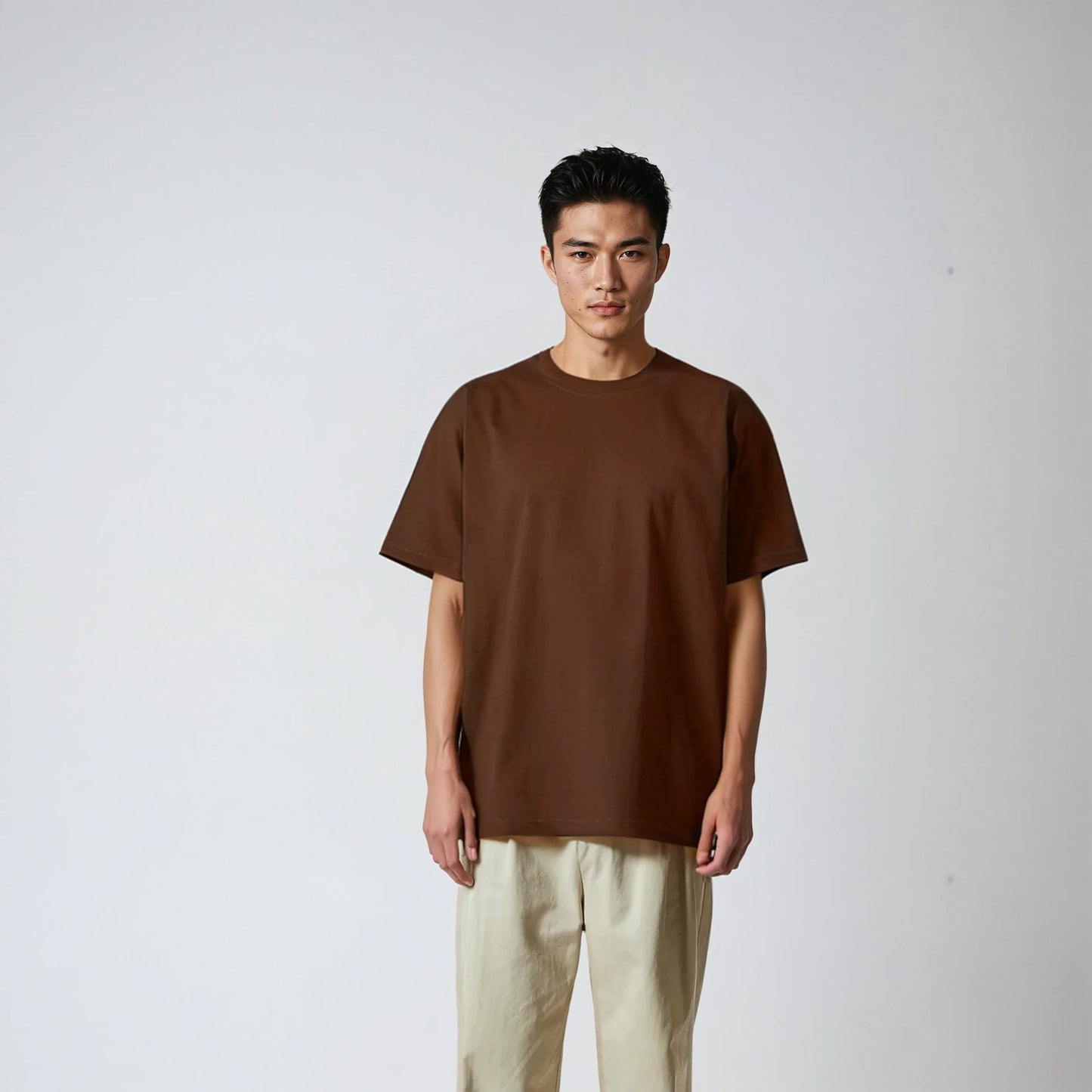 5942 - Classic Heavyweight  6.2oz Tee Brown