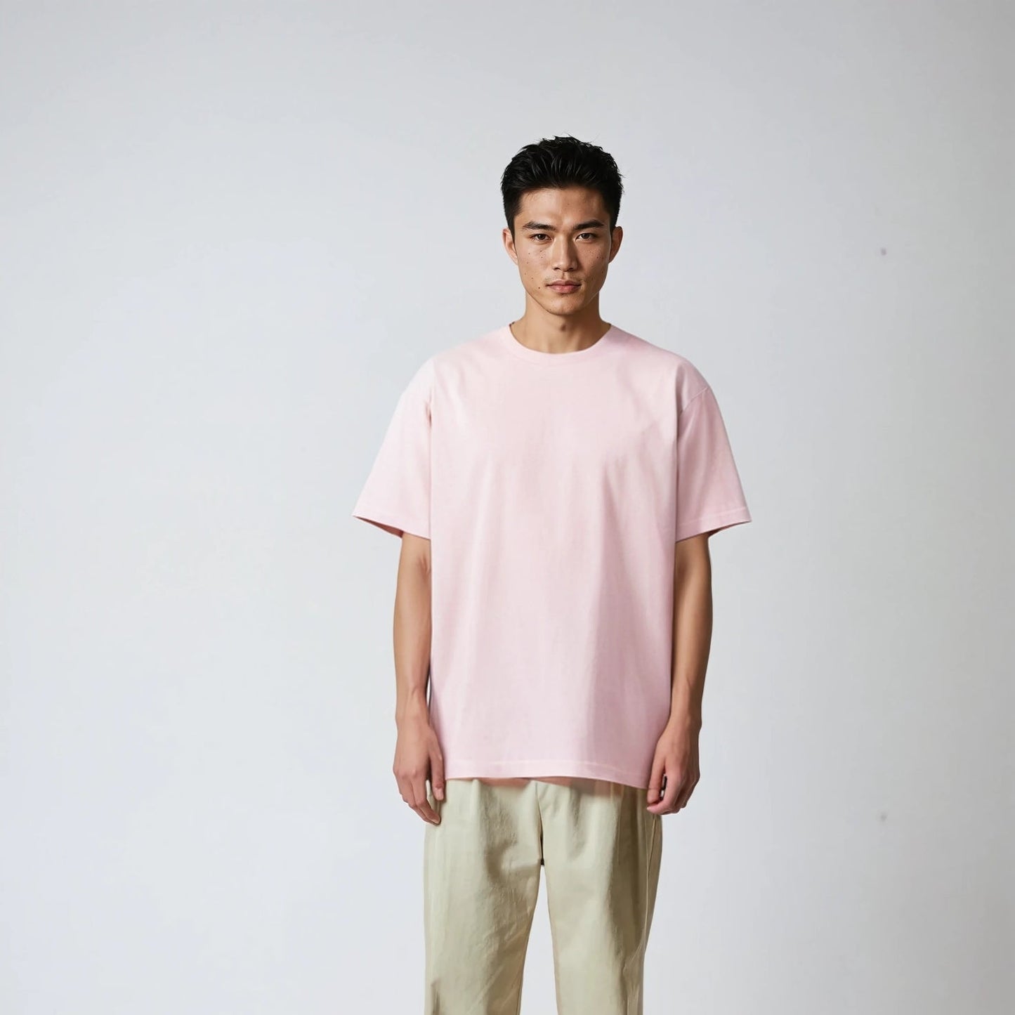 5942 - Classic Heavyweight  6.2oz Tee Light Pink