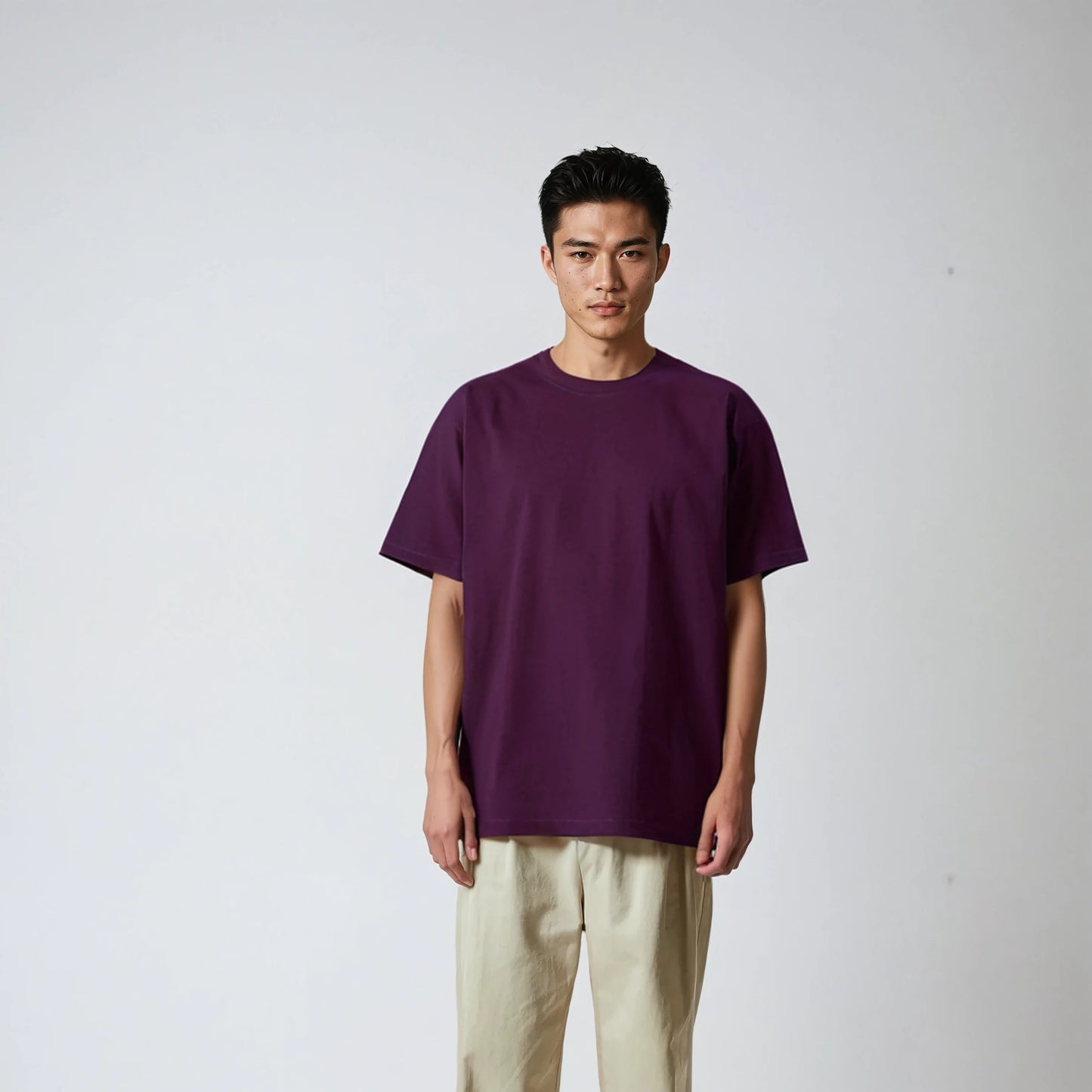 5942 - Classic Heavyweight  6.2oz Tee - Matte Purple