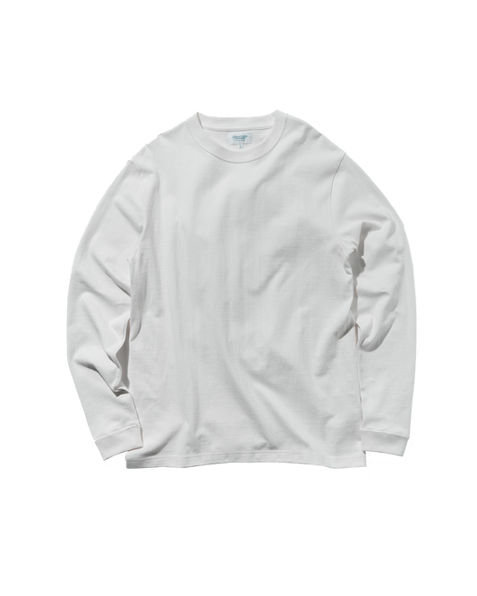 80004 - Japan Made - Standard Fit Long Sleeve T-shirt - White