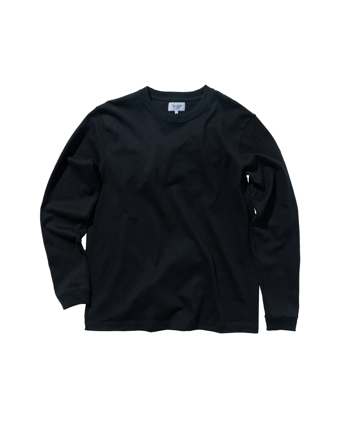 80004 - Japan Made - Standard Fit Long Sleeve T-shirt - Black